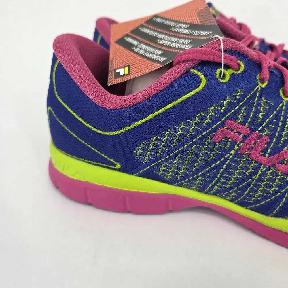 NEW FILA Speedweave Trainer Women's 9.5 Royal Blue Textile Athletic Shoe